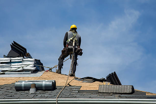 Professional Roof Replacement technician working in Midway Park, NC